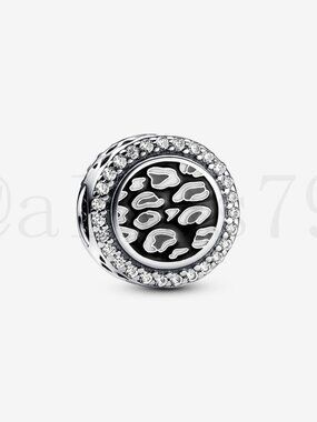 Pandora Black Leopard Charm